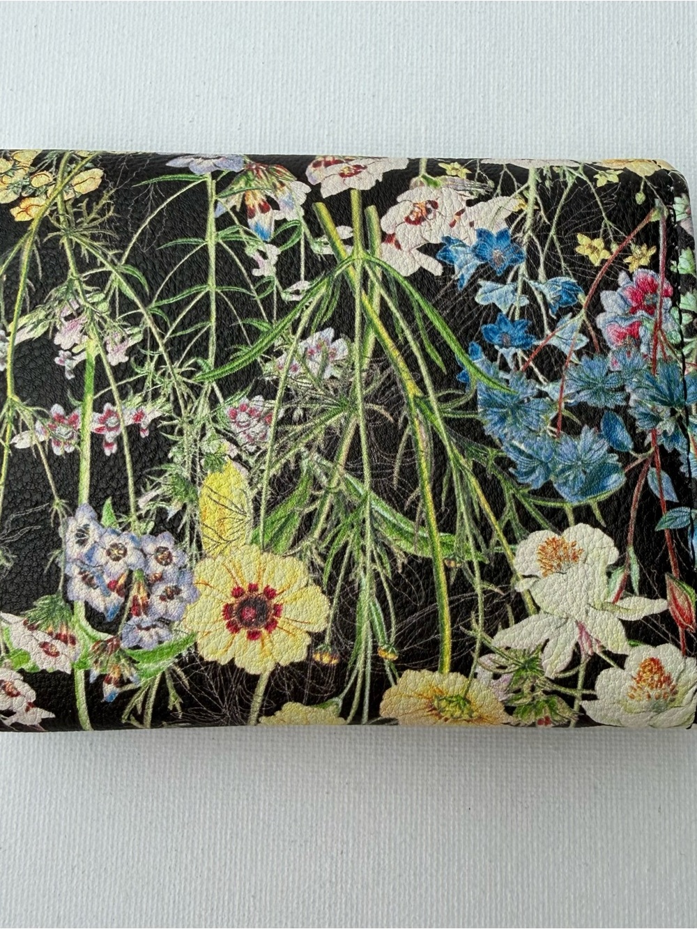 Betsey Johnson Floral Envelope Wallet - Black Multi - Picture 3 of 8
